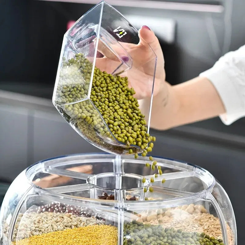 Dispenser De Alimentos E Grãos Giratório